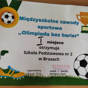 klasa 2b "Olimpiada bez barier"