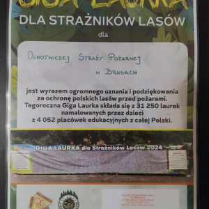 Dzień Strażnika Lasu - Ia w OSP Brusy